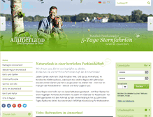 Tablet Screenshot of ammerland-touristik.de